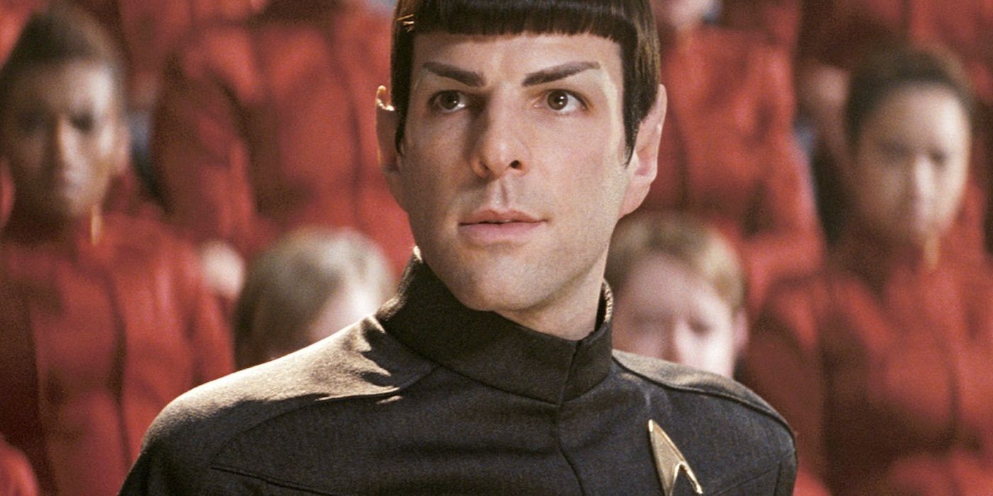 Zachary Quinto as Spock in Star Trek 2009