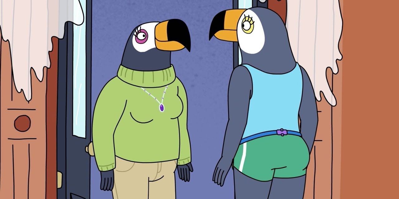 A still from Tuca & Bertie