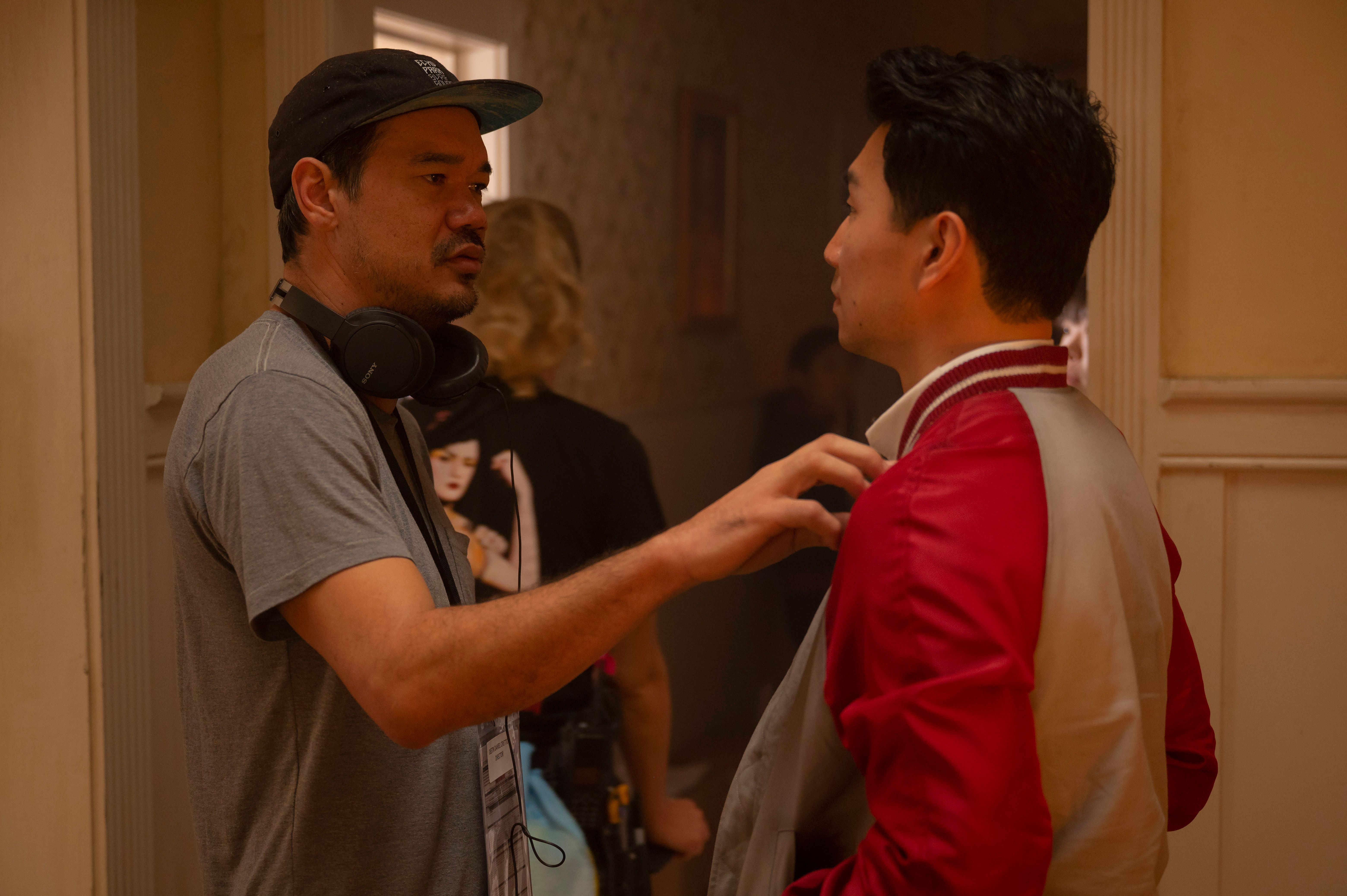 Shang-Chi and the Legend of the Ten Rings Simu Liu and Destin Daniel Cretton 