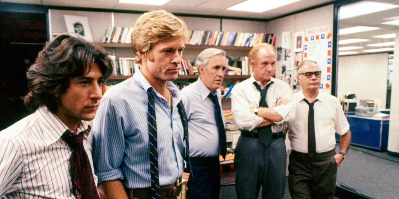 The cast of All the President's Men