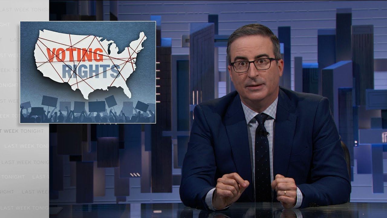 Last Week Tonight With John Oliver Tackles Voting Rights Suppression