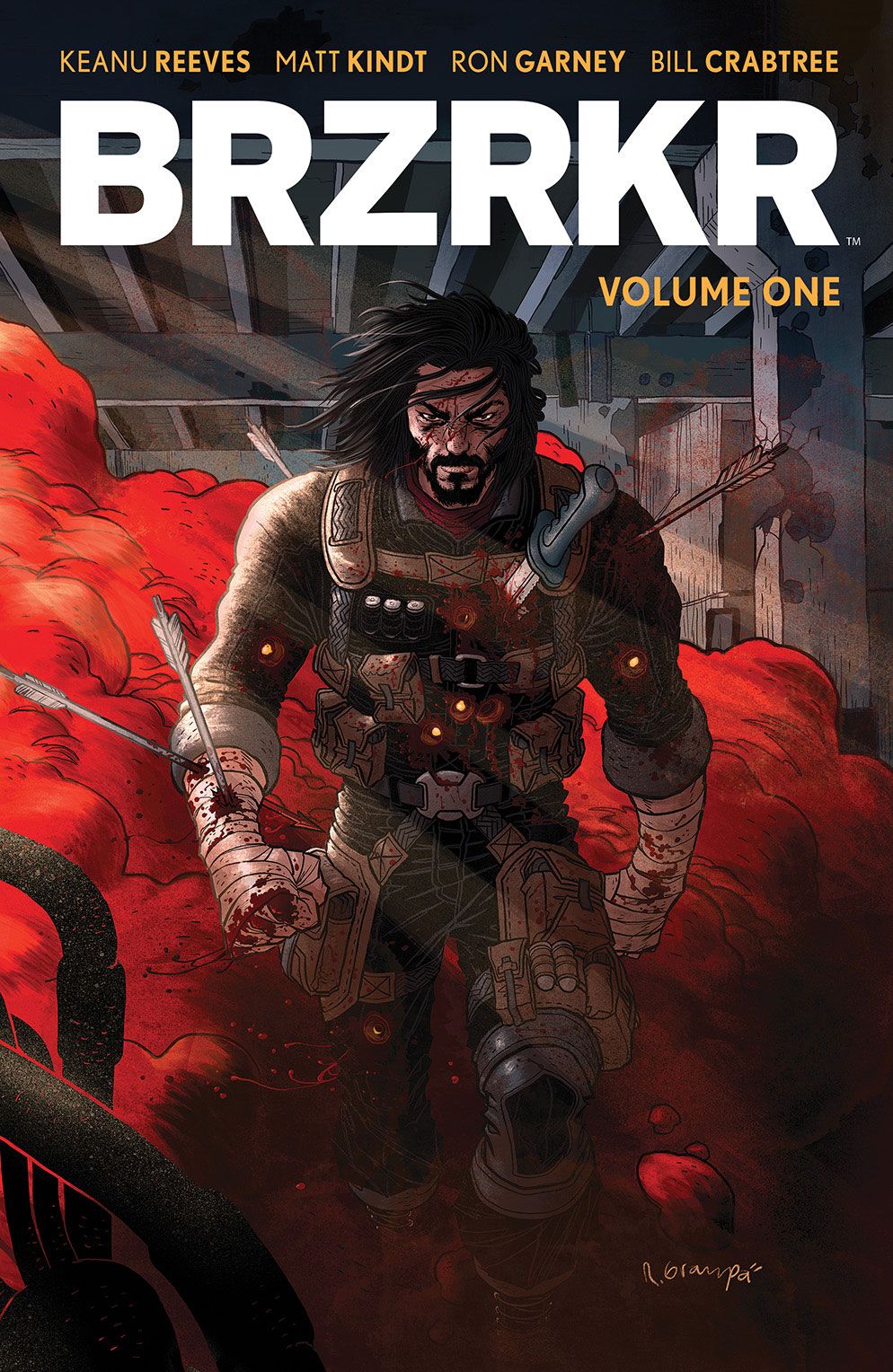 BRZRKR volume 1 cover graphic novel