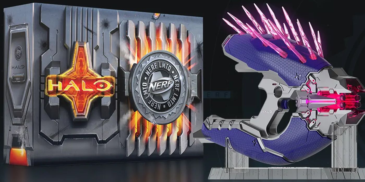 Hasbro Unveils an Epic Nerf Version of the Halo Needler Gun