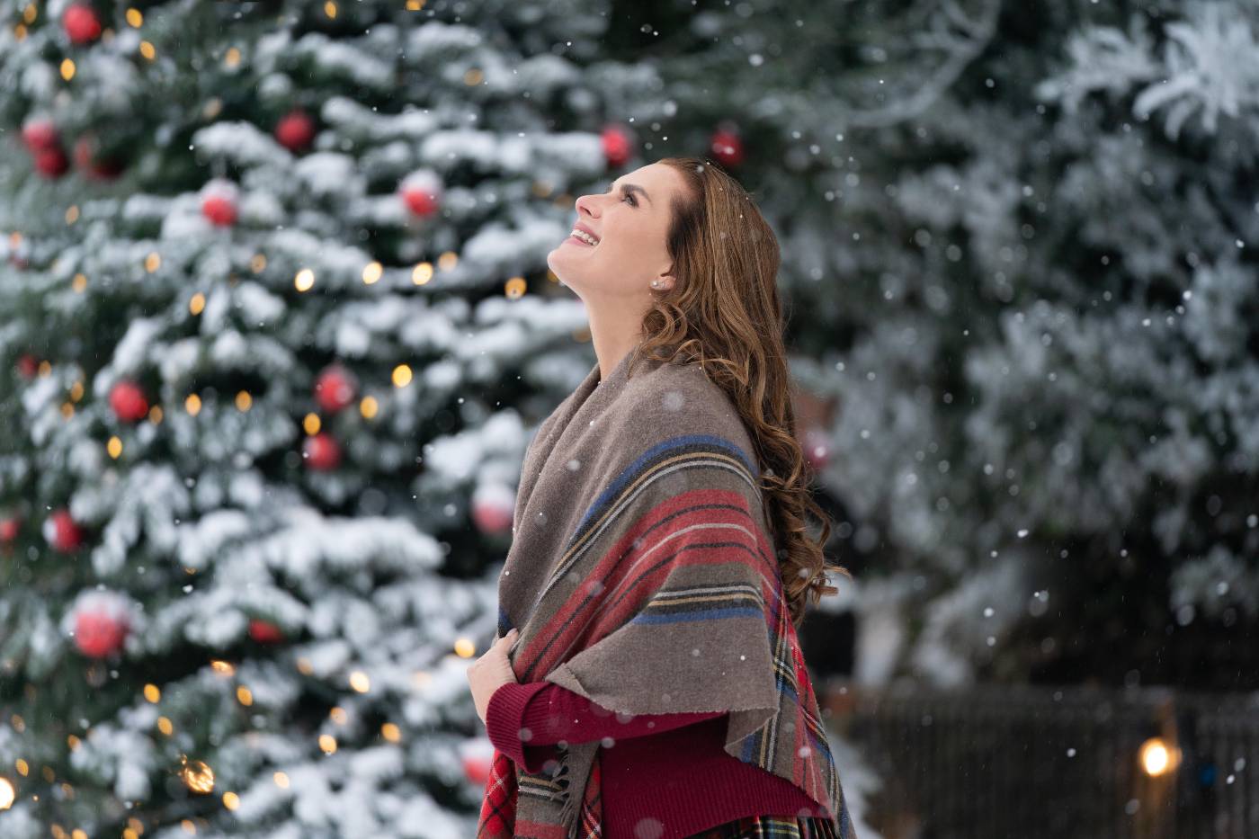 A Castle For Christmas Netflix Images Star Brooke Shields And Cary Elwes