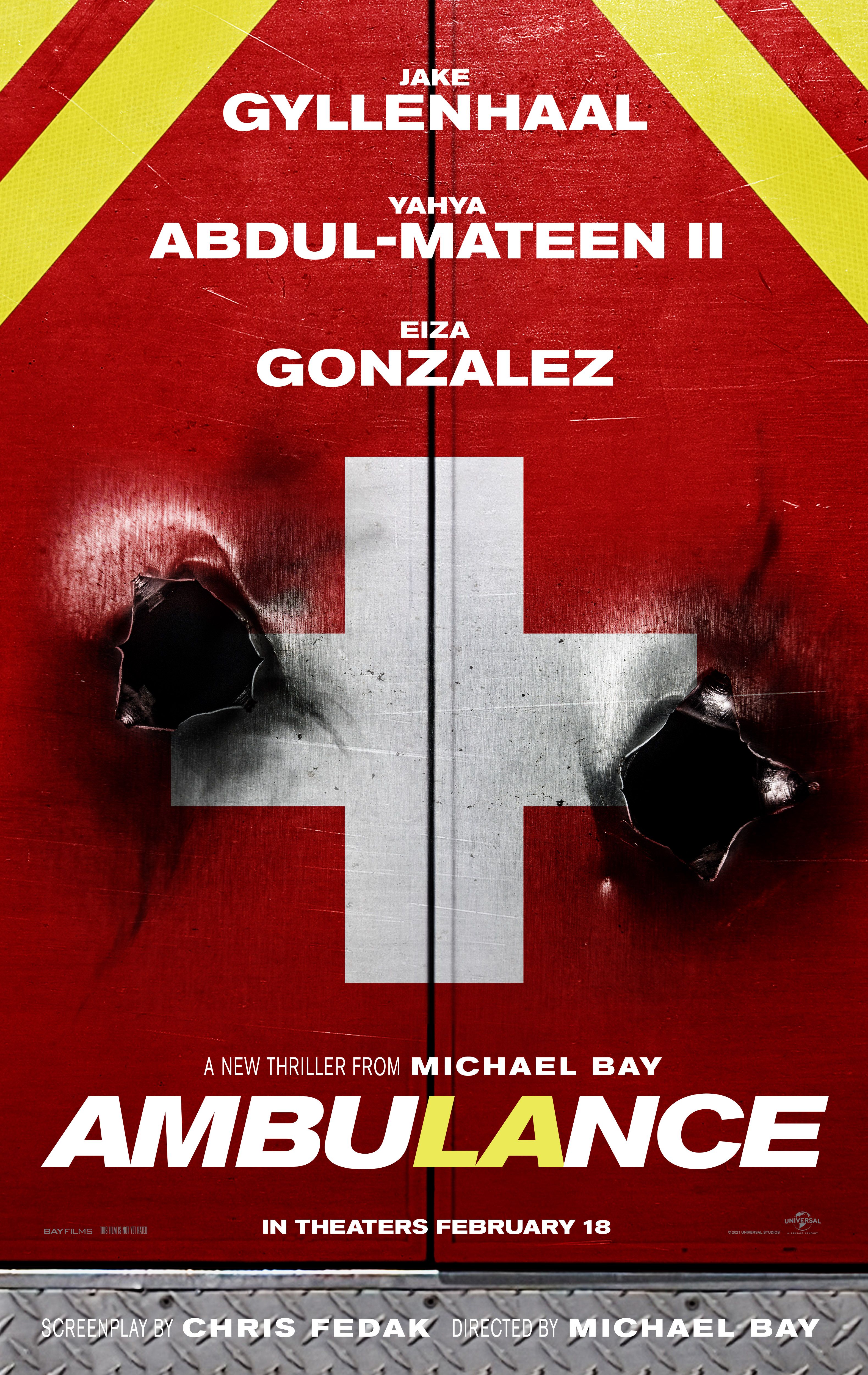 ambulance movie poster michael bay
