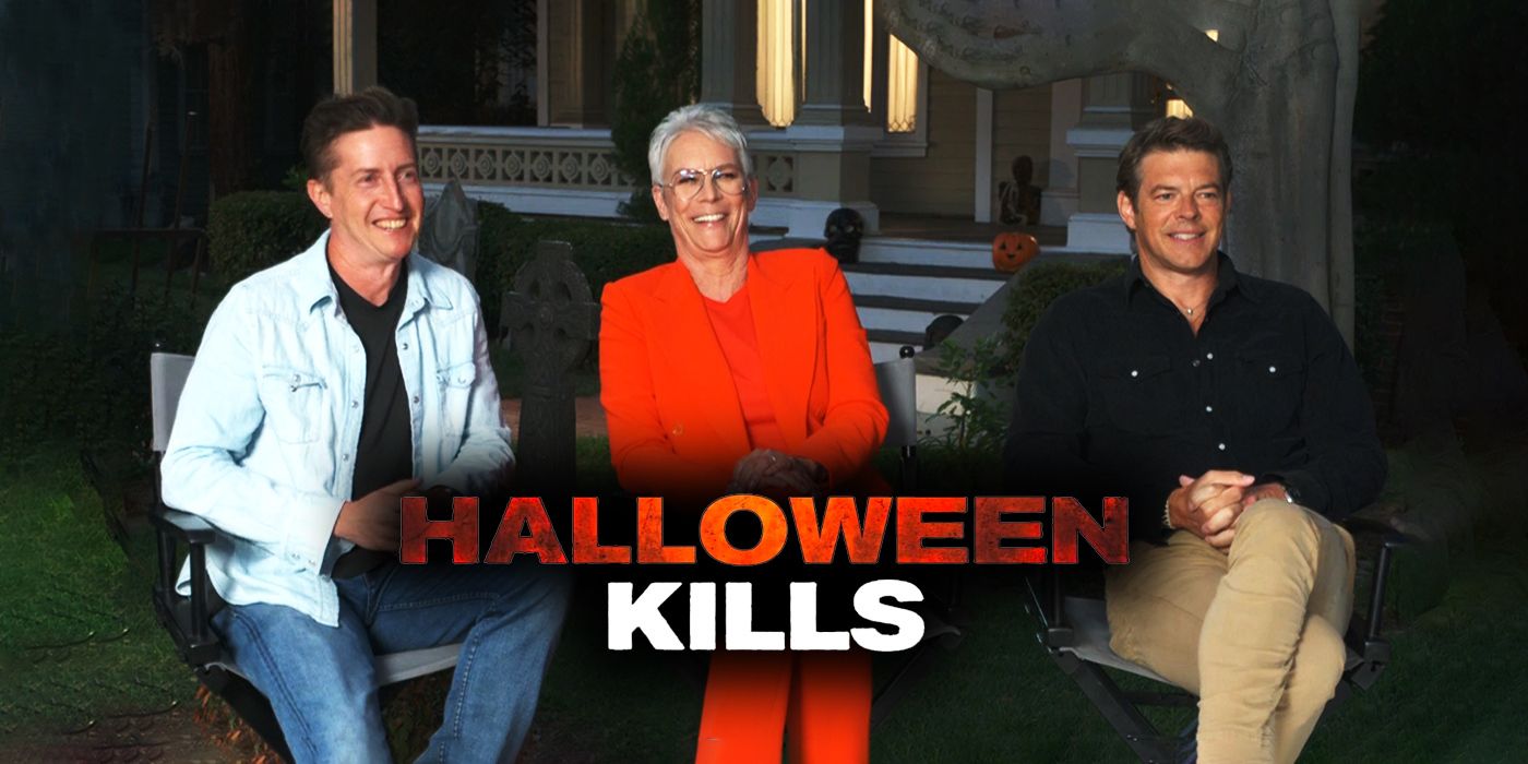 halloween-kills Jamie Lee Curtis, David Gordon Green and Jason Blum social