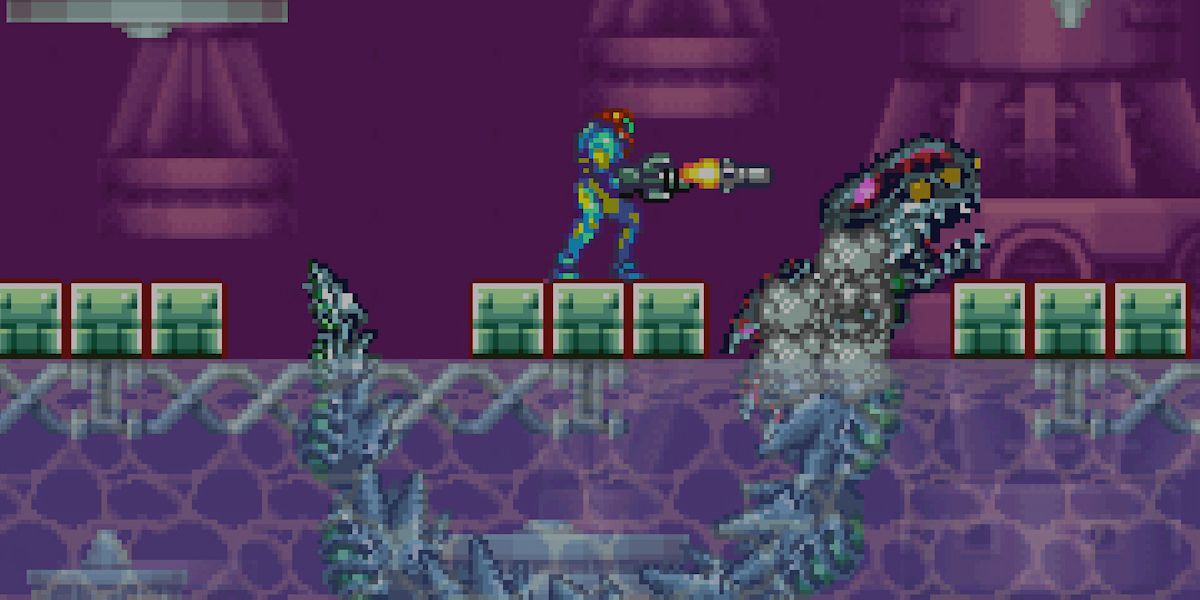 A still from Metroid Fusion