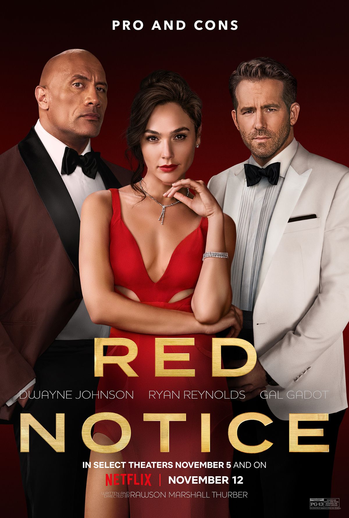 red notice movie in english