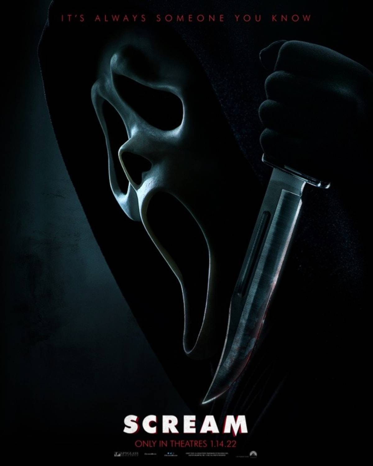 SCREAM 5 Poster Reveals the New Ghostface in Menacing Fashion
