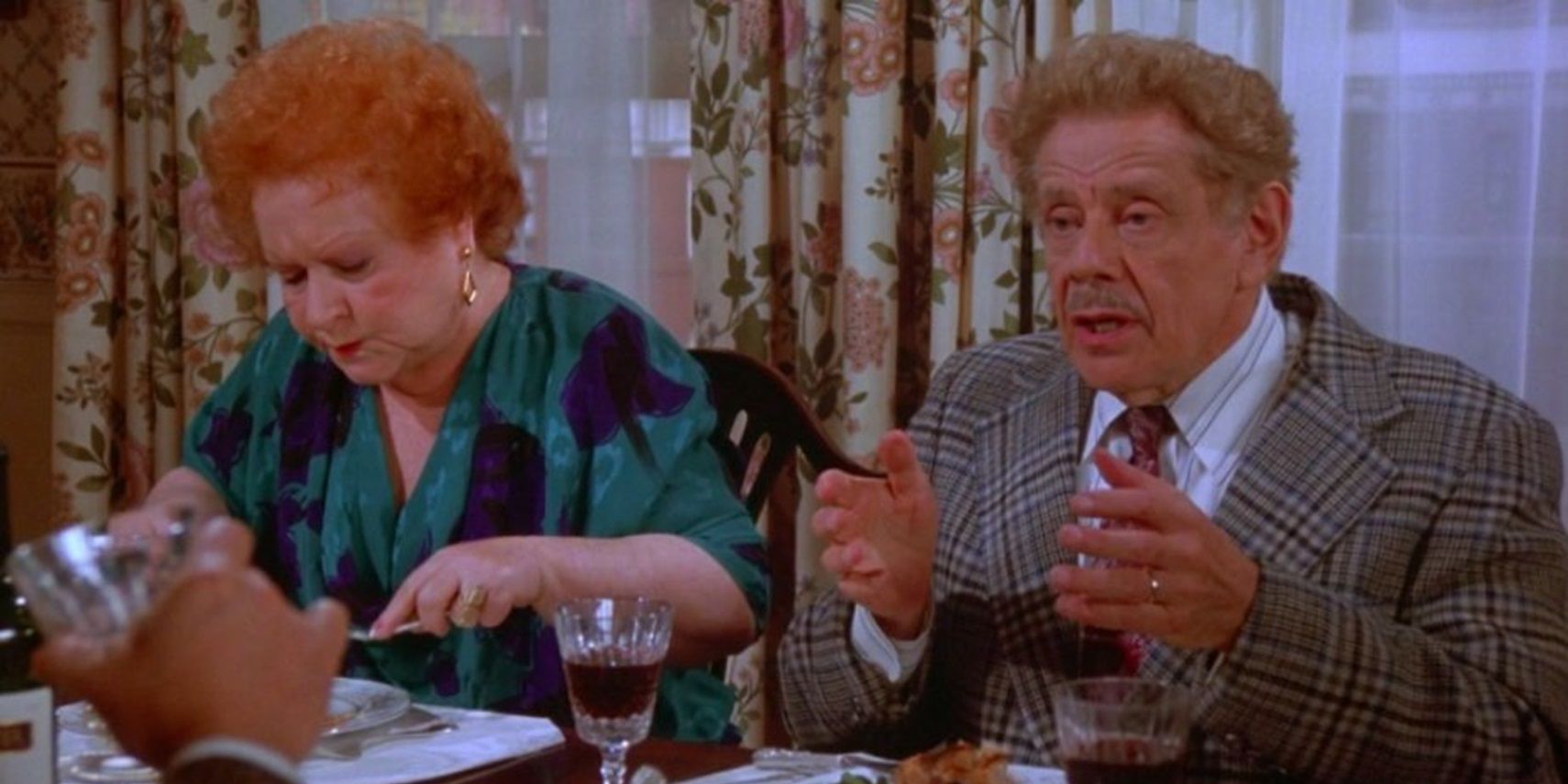 Estelle Harris and Jerry Stiller in Seinfeld