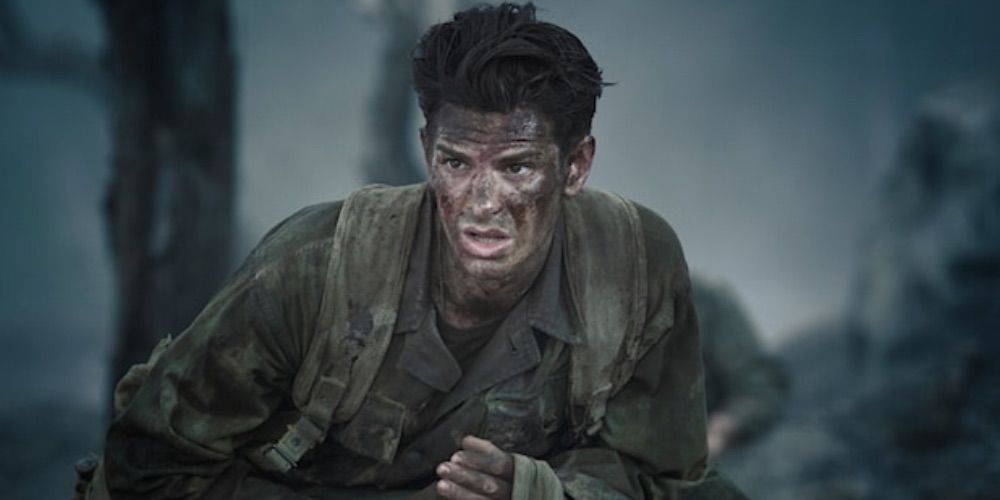 Combat medic Desmond Doss in Hacksaw Ridge