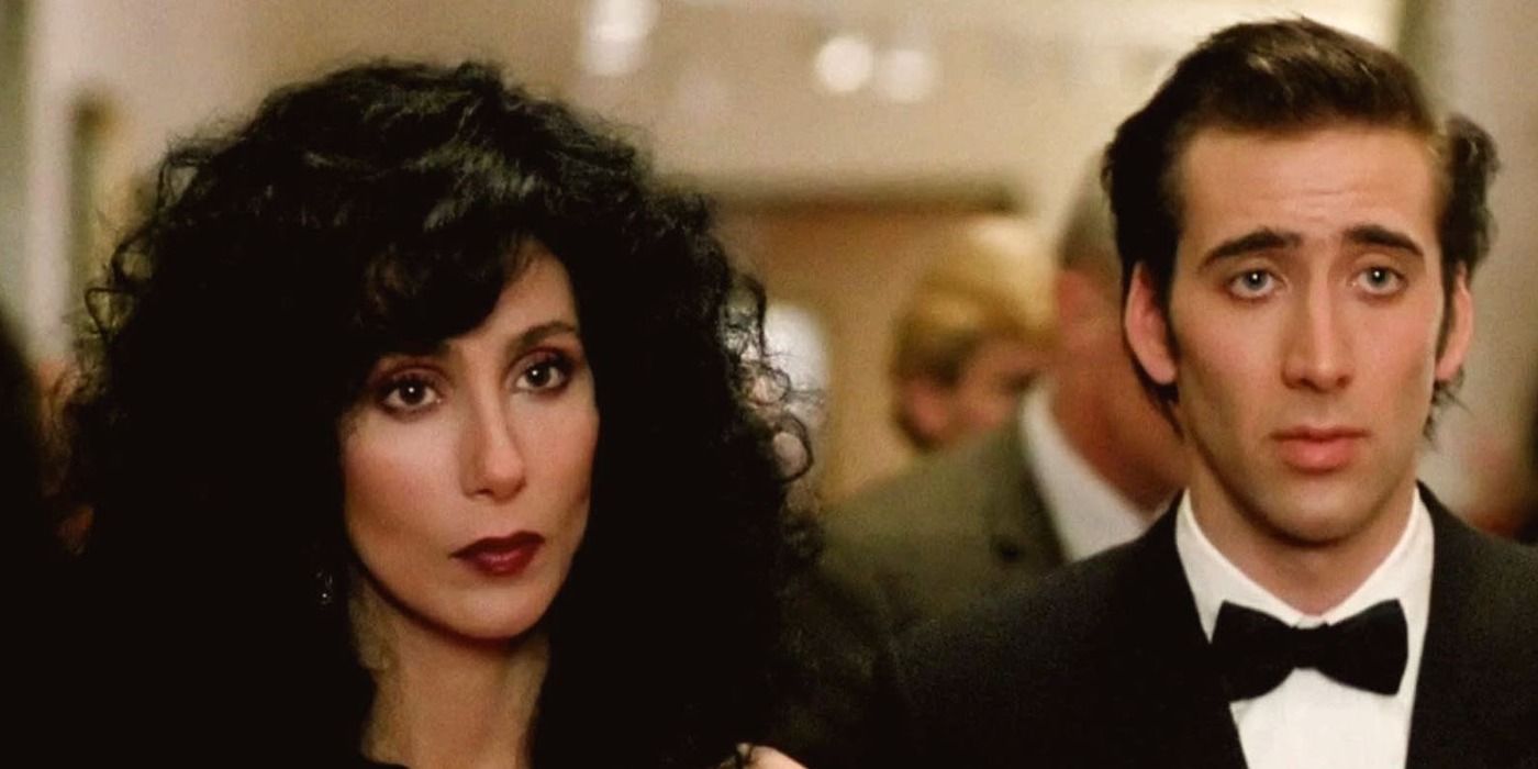 Cher as Loretta and Nicolas Cage in Moonstruck