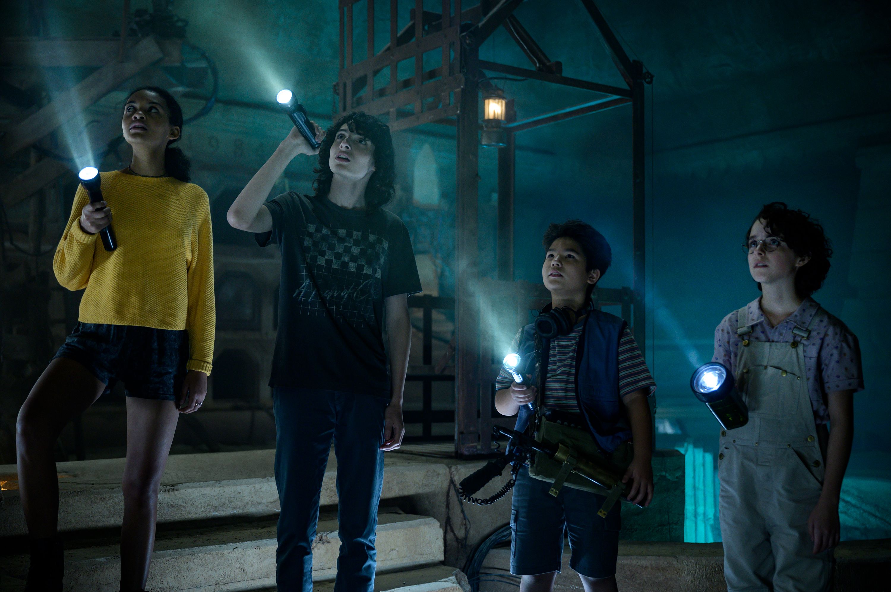Ghostbusters Afterlife Celeste O’Connor and Logan Kim on Toughest Scene