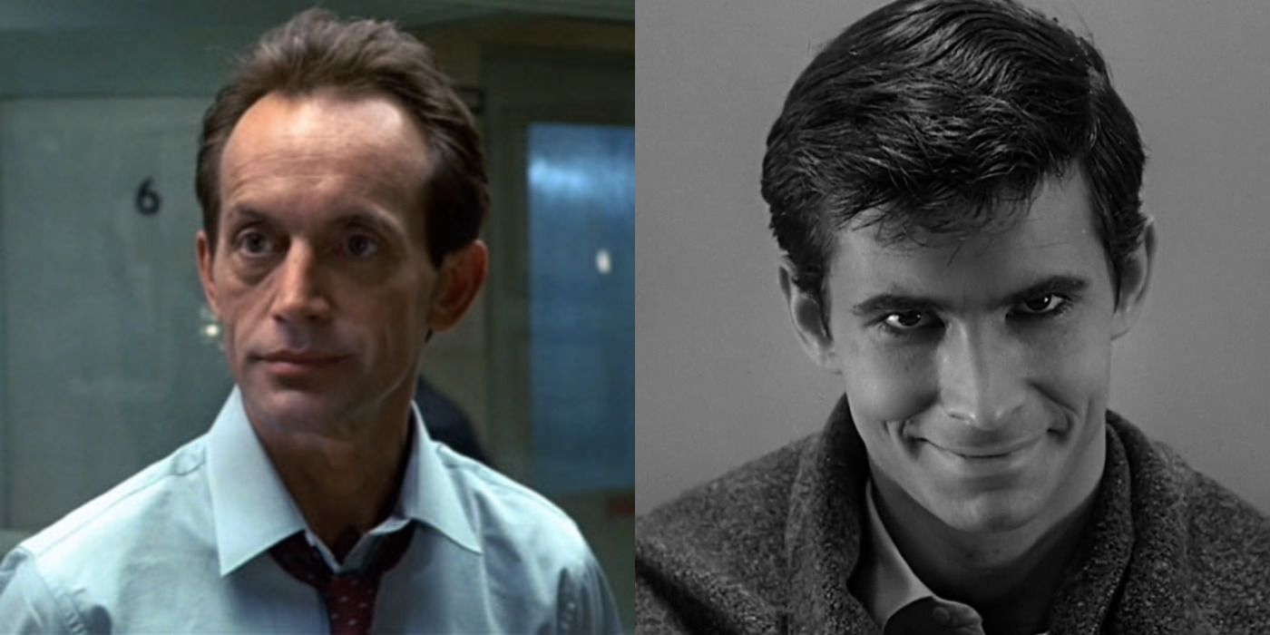 Lance henriksen in terminator and Anthony Perkins in Psycho