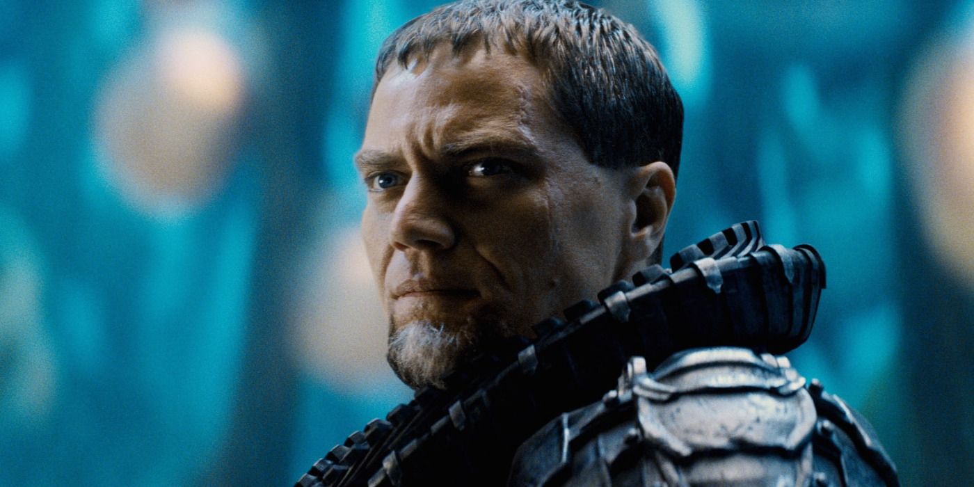 Michael Shannon as General Zod in the DCEU