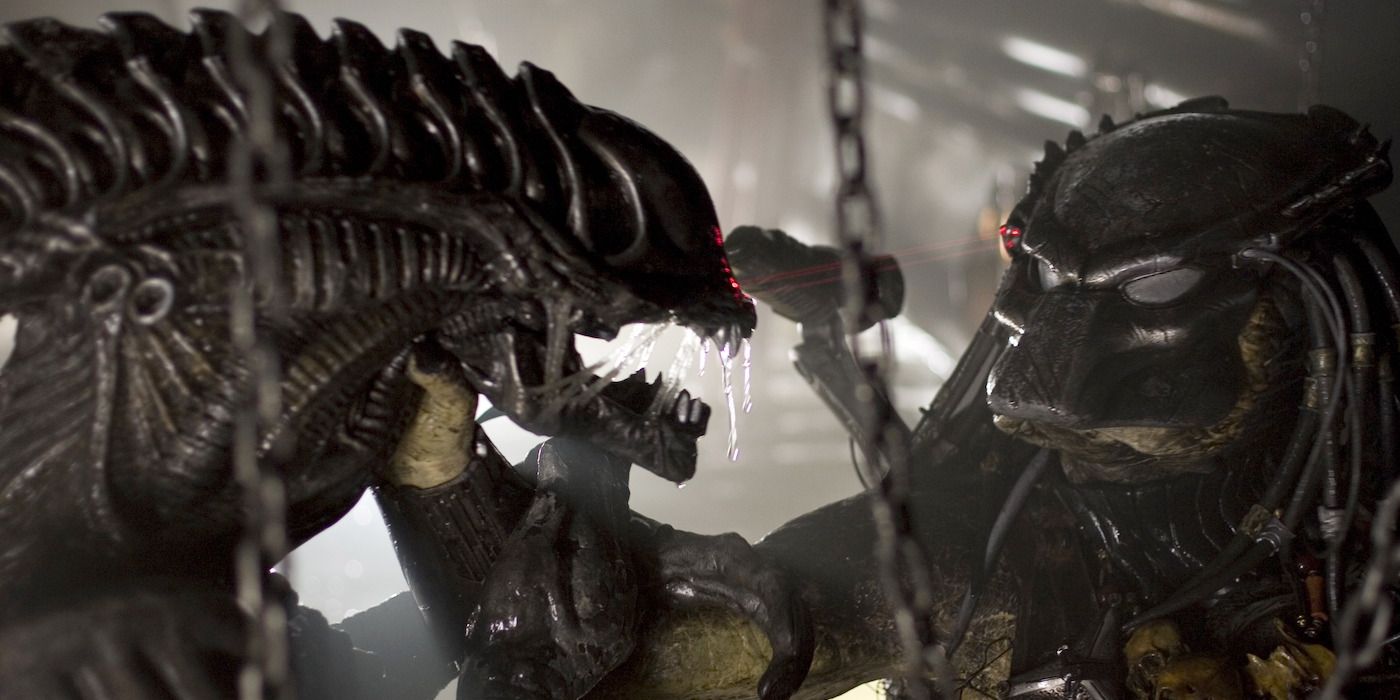 Captura de tela do filme Aliens vs.