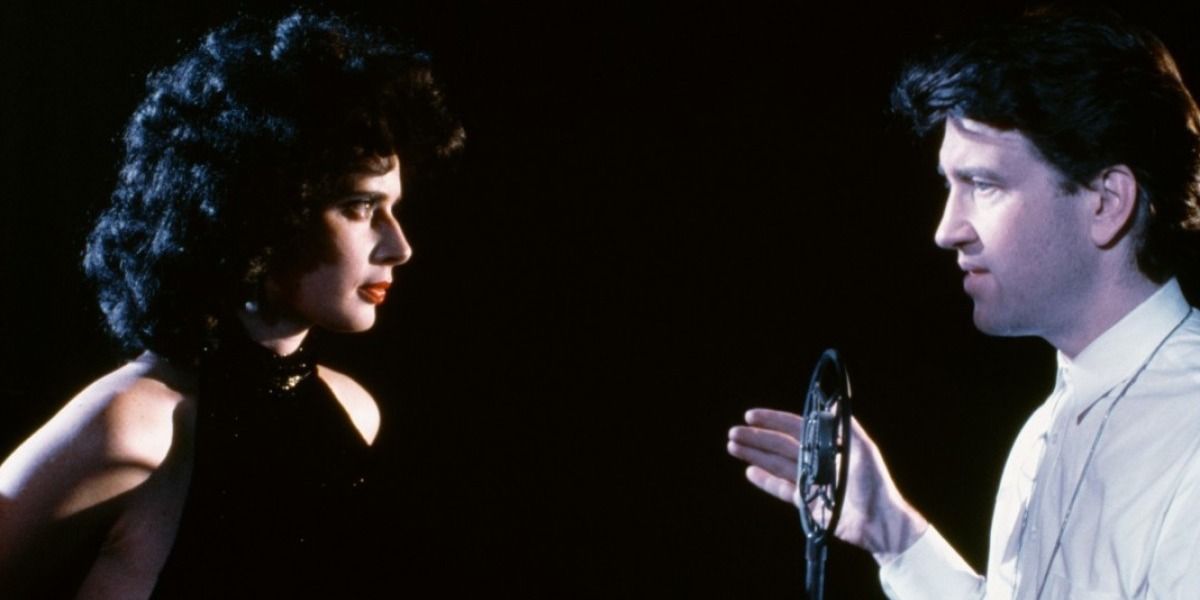 Isabella Rossellini and David Lynch in Blue Velvet