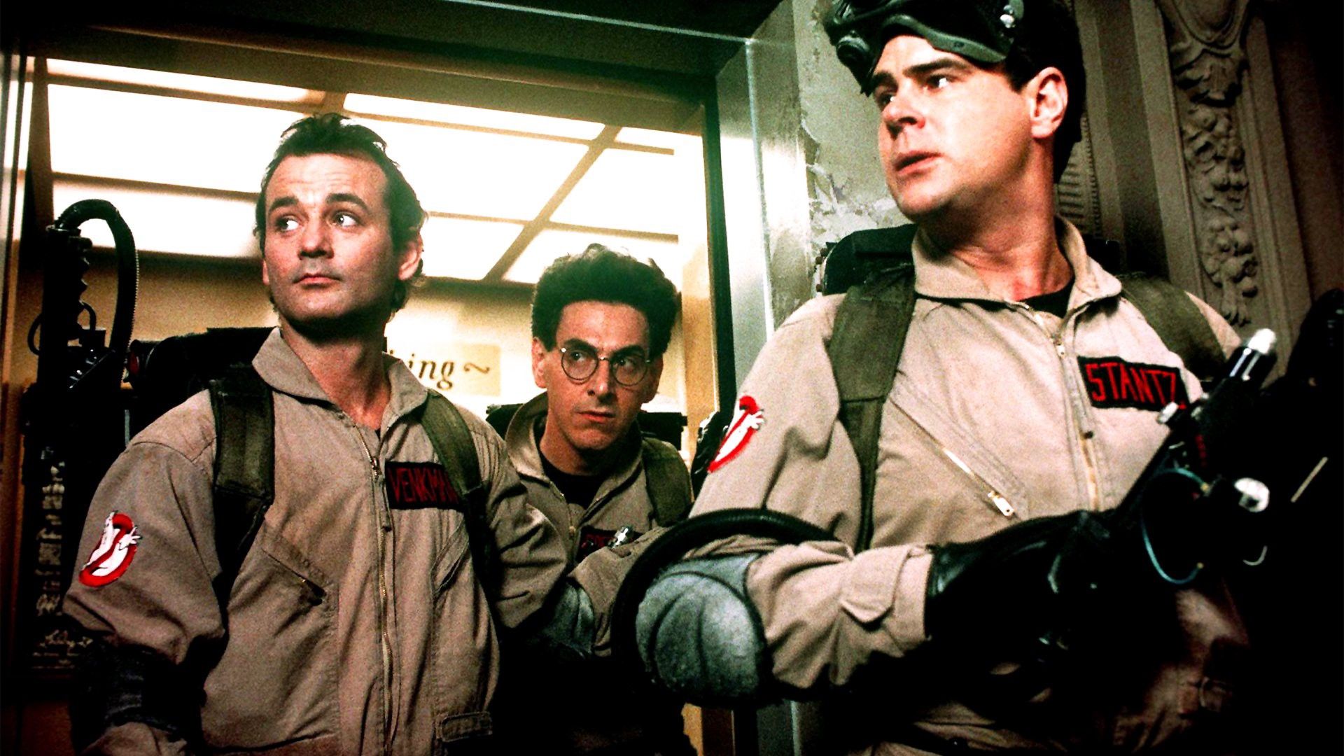 Bill Murray, Dan Aykroyd and Harold Ramis in Ghostbusters