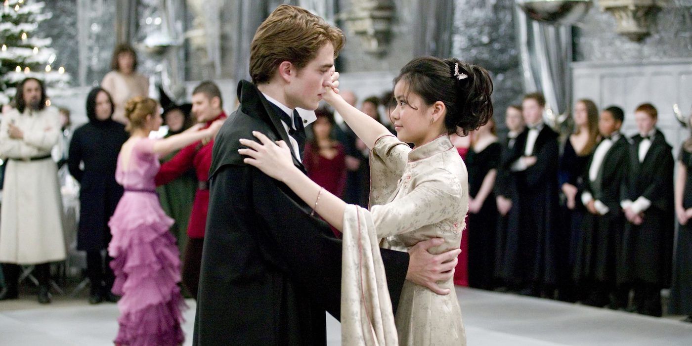 Robert Pattinson and Katie Leung in Harry Potter and the Goblet of Fire