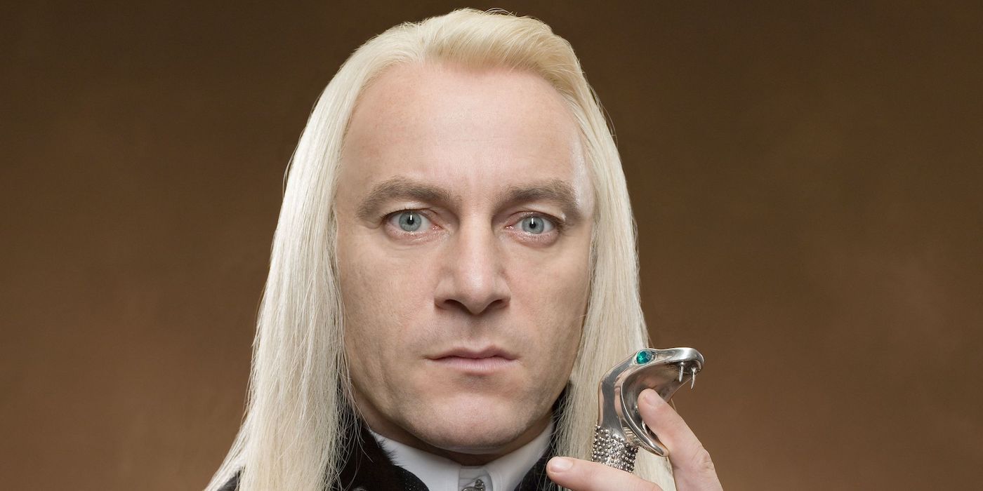 Lucius Malfoy dans une image promotionnelle de Harry Potter et l'Ordre du Phénix.