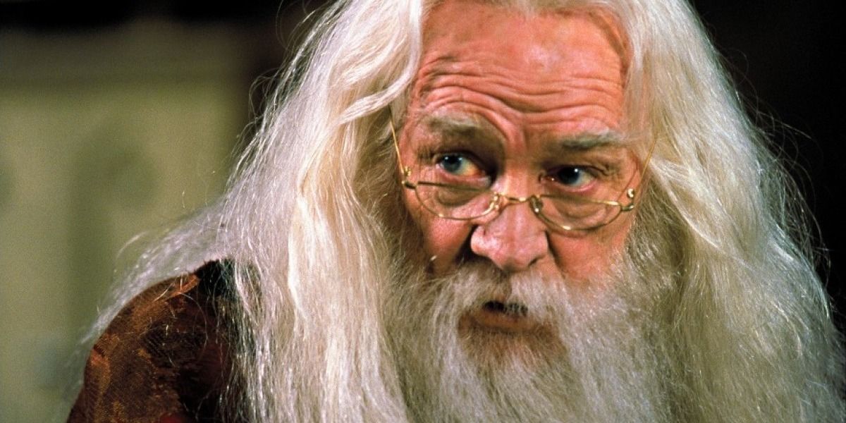 Richard Harris as Dumbledore in Harry Potter and the Sorcerer's Stone