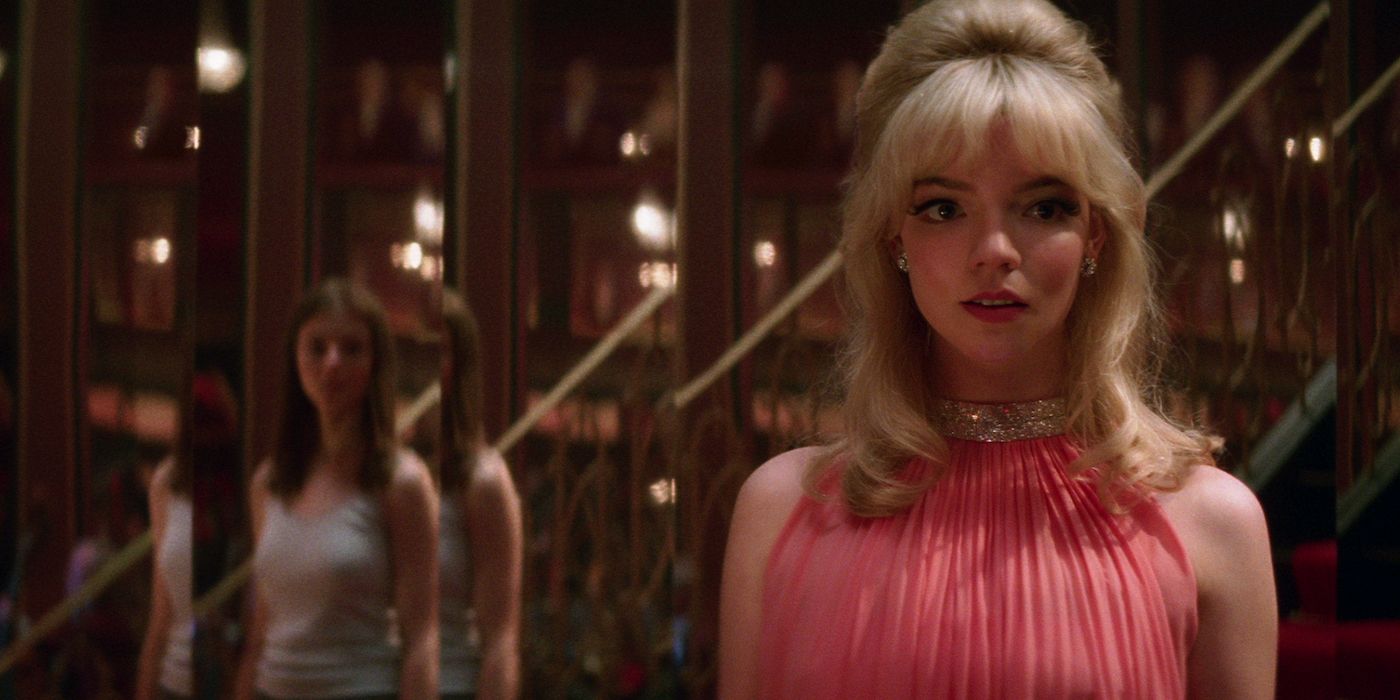 Anya Taylor-Joy as Sandy, the blonde in the pink dress in 