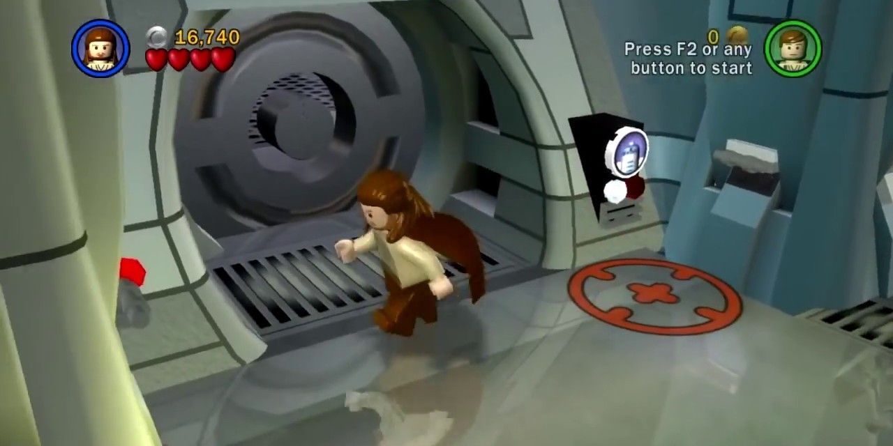 A still from Lego Star Wars The Complete Saga