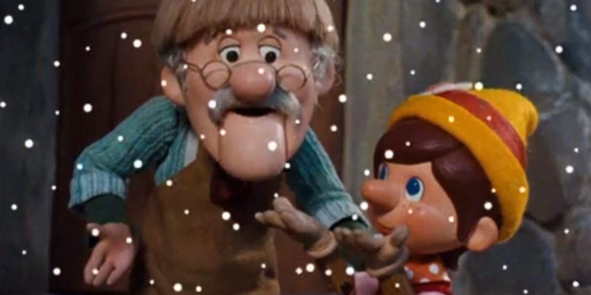 A still from Pinocchio's Christmas