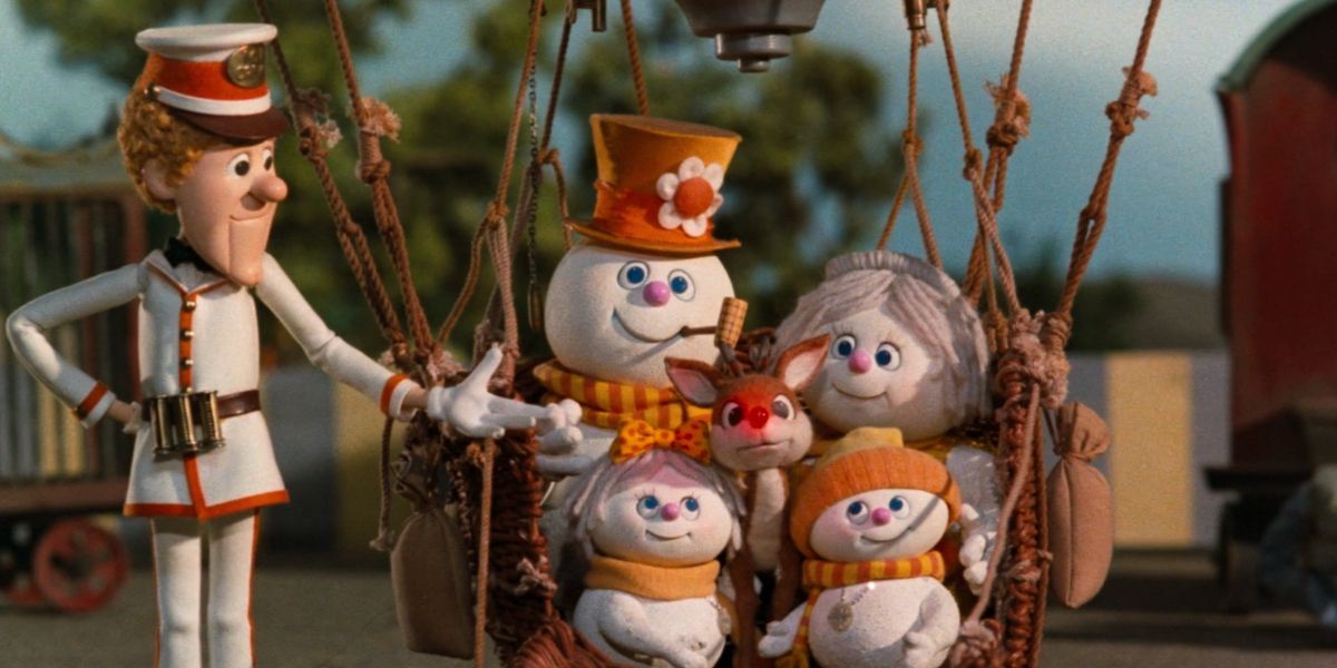 A still from Rudolph and Frosty's Christmas in July
