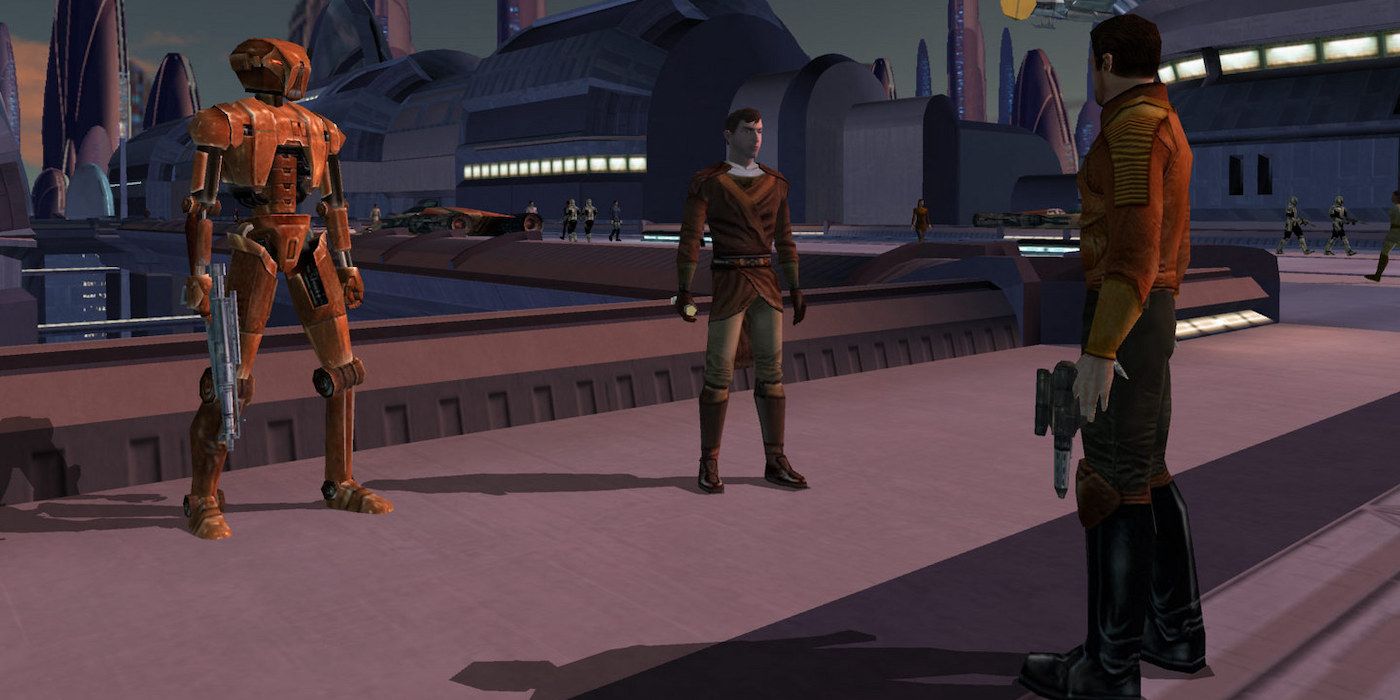 A still from Star Wars Knights of the Old Republic