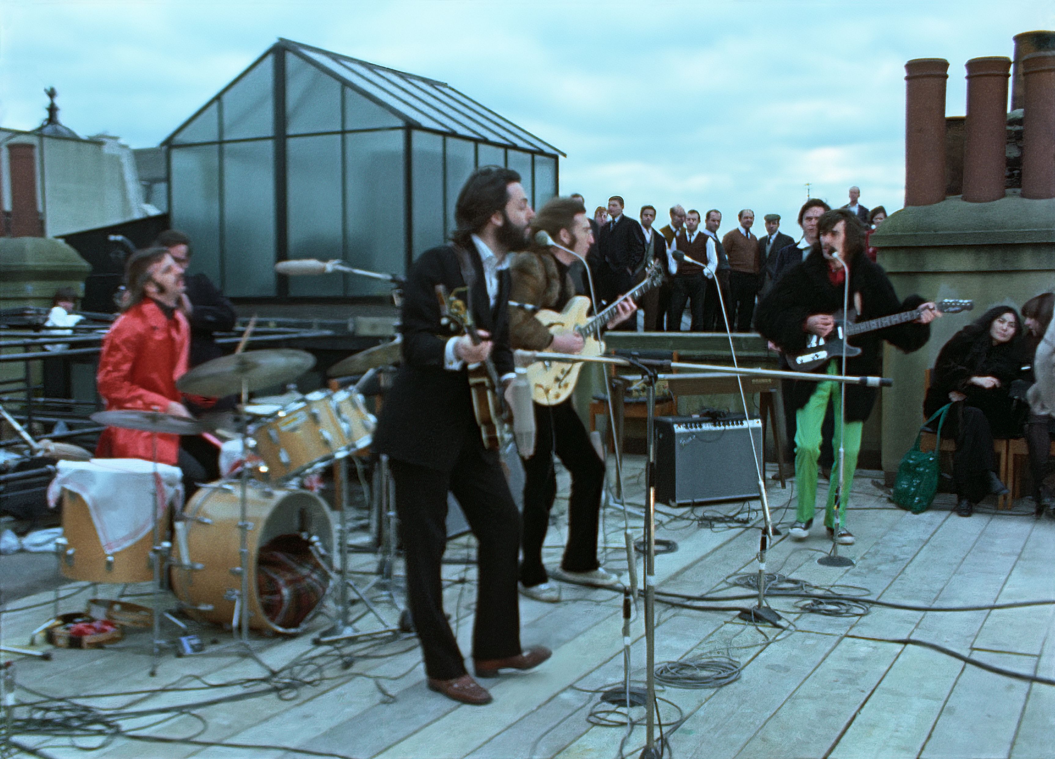 the beatles get back concert on rooftop