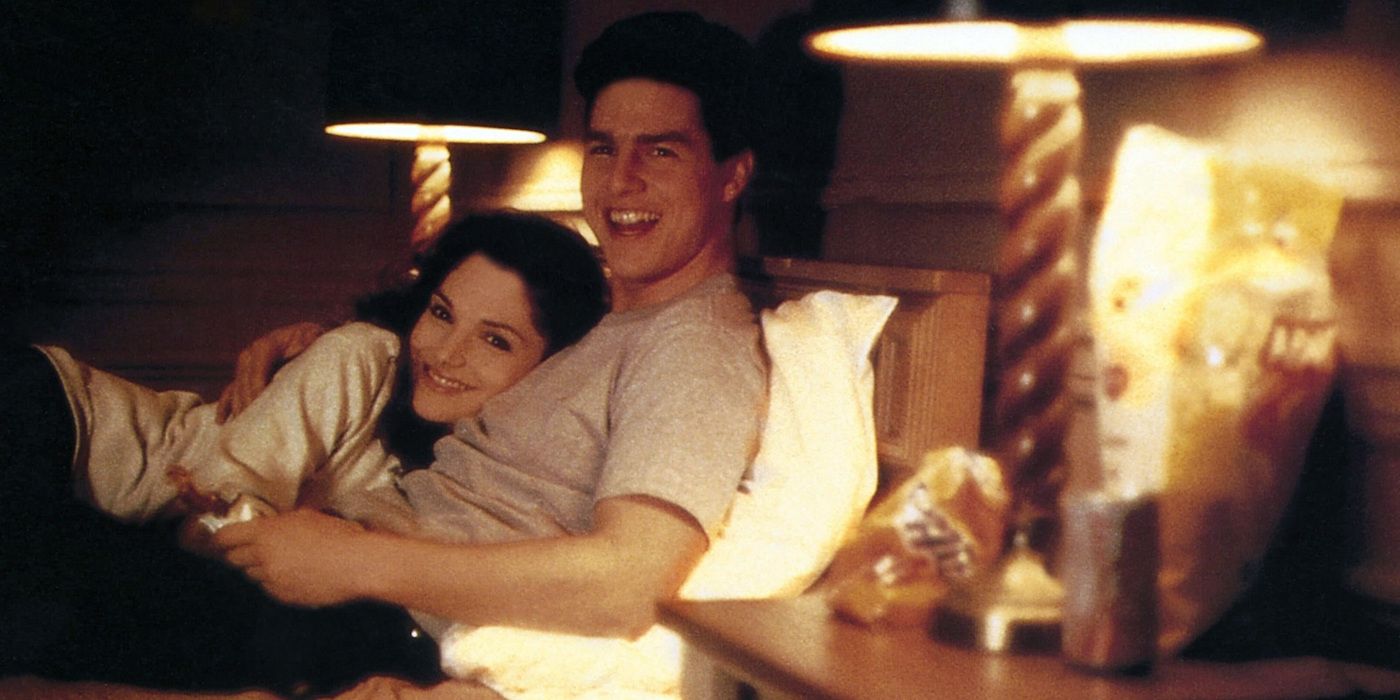 Tom Cruise and Mary Elizabeth Mastrantonio in The Color of Money