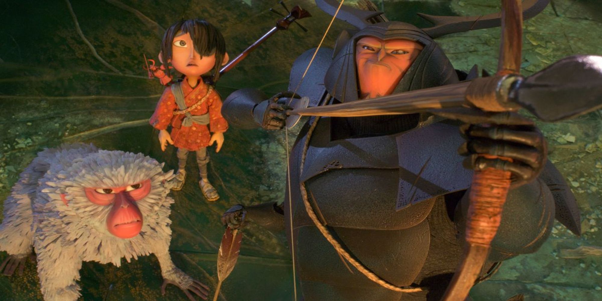 Kubo, Beetle, and Monkey in Kubo and the Two Strings