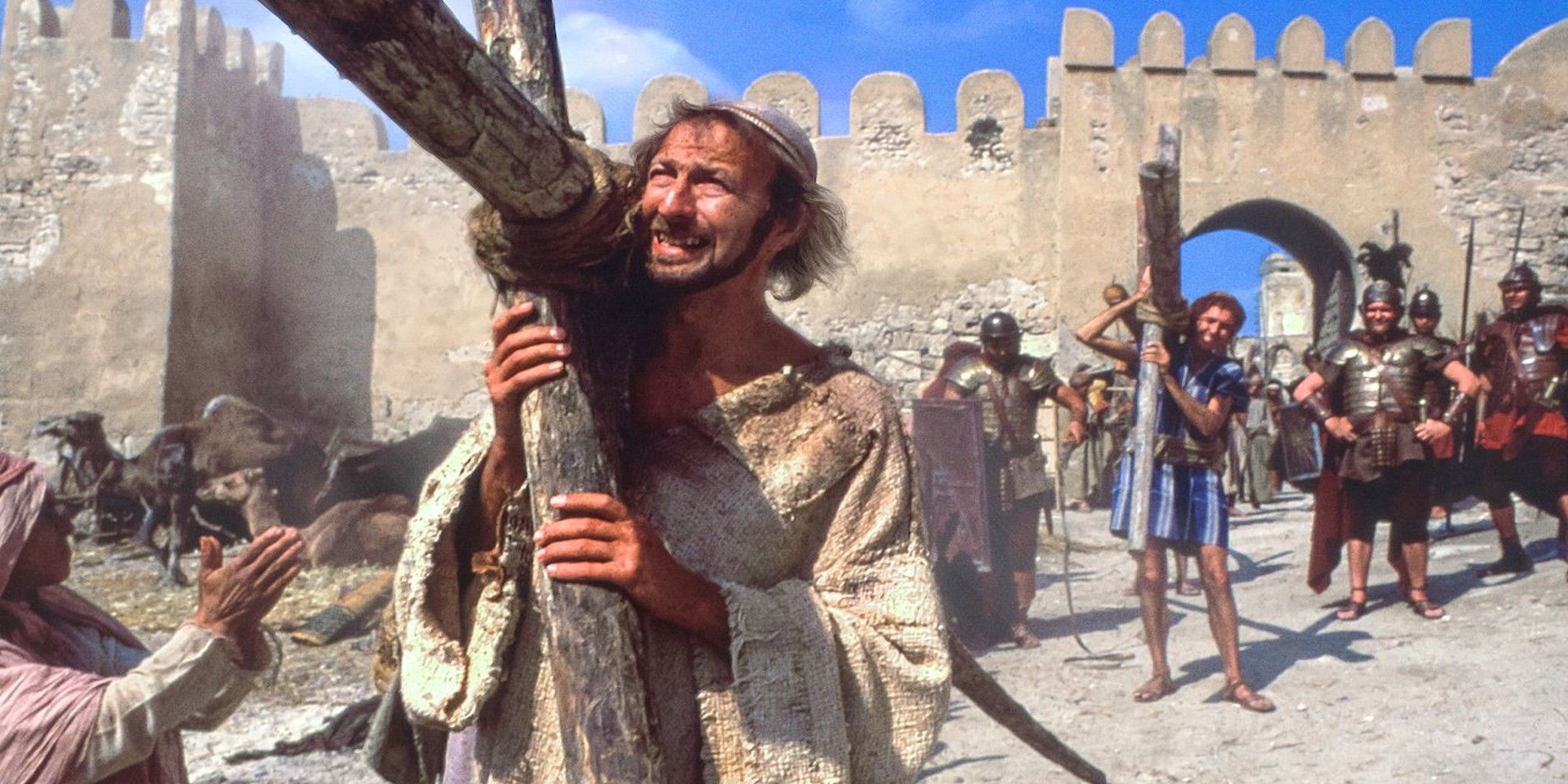 Brian carries his cross in Life of Brian