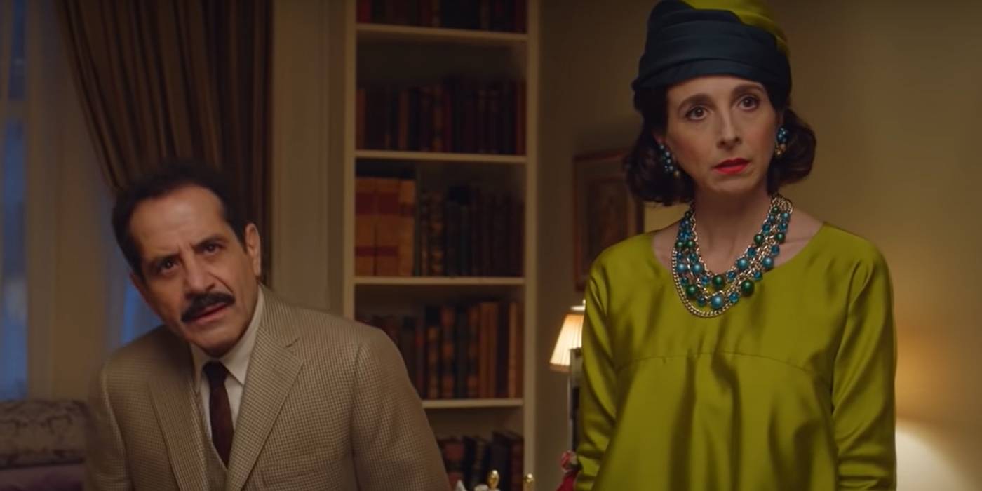 Rose (Marin Hinkle) e Abe (Tony Shalhoub) em Maravilhosa Sra. Maisel (Reprodução / Prime Video)