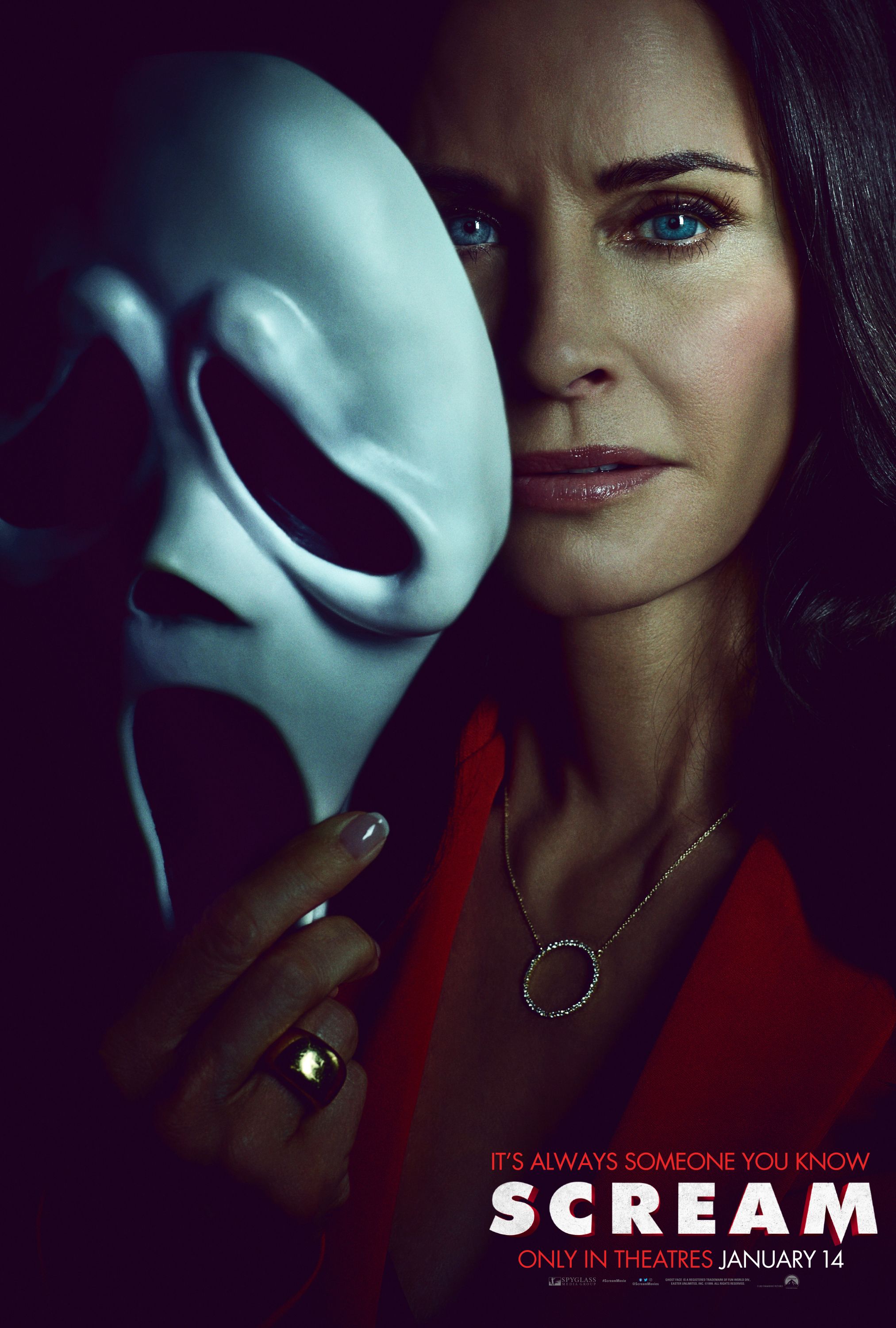 Scream COURTENEY COX GALE WEATHERS poster