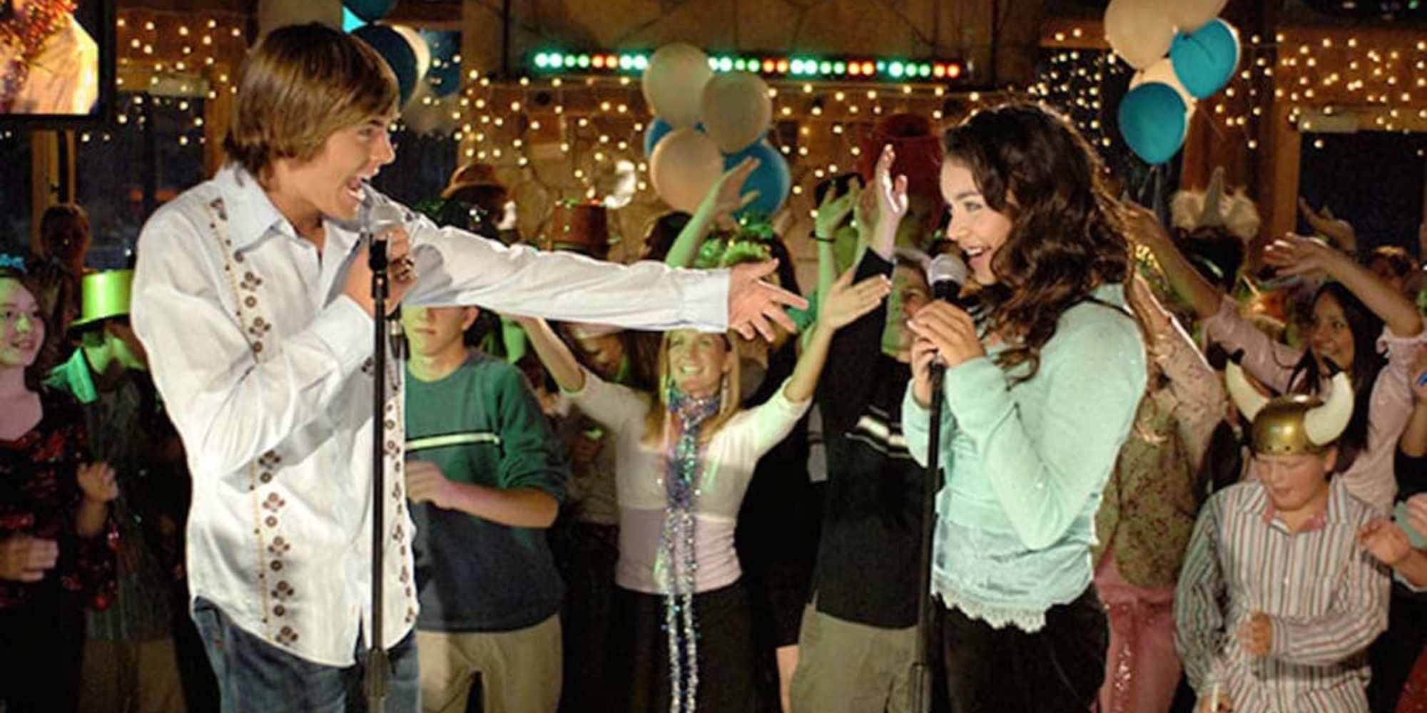 Zach Efron e Vanessa Hudgens em High School Musical