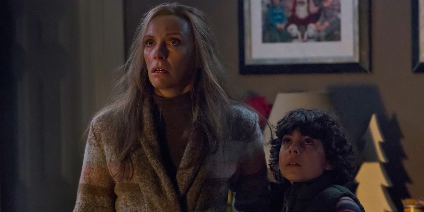 Toni Collette and Emjay Anthony in Krampus