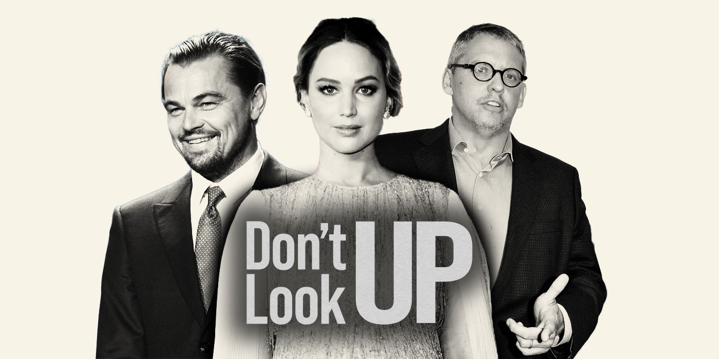 Leonardo DiCaprio, Jennifer Lawrence, Adam McKay Don't Look Up interview social