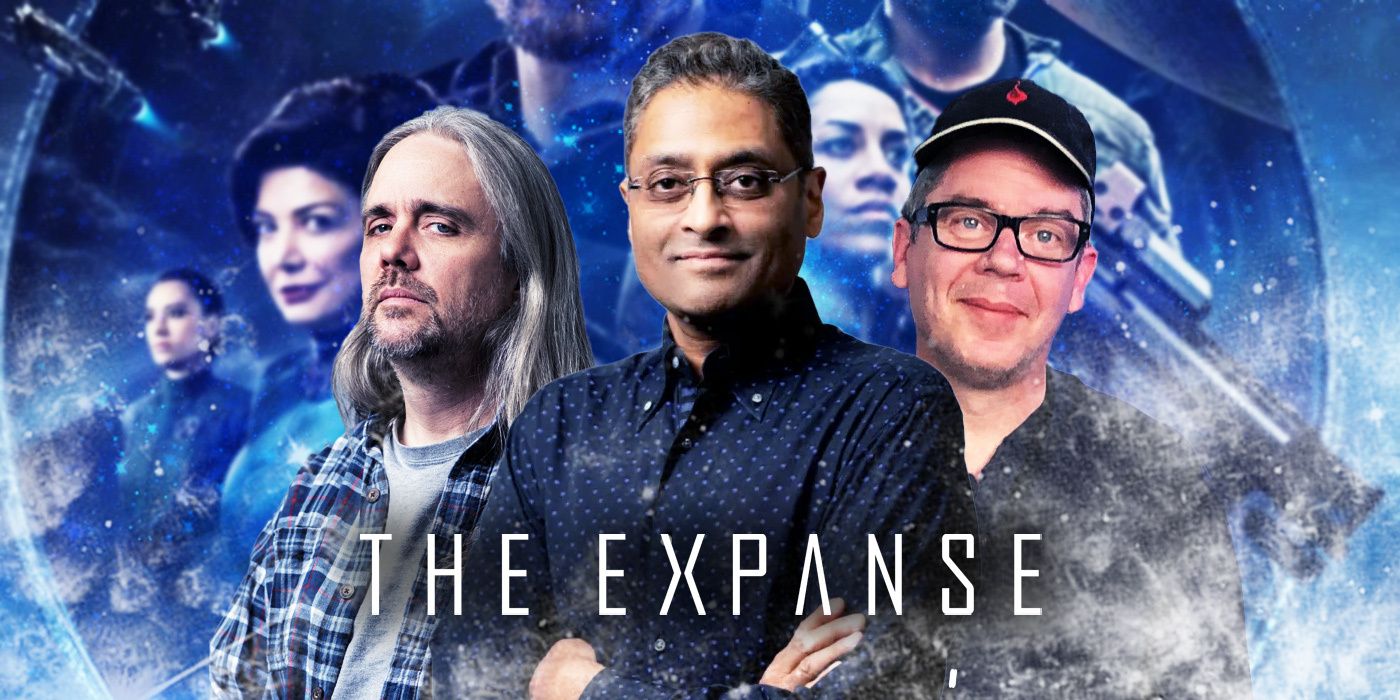Ty Franck, Daniel Abraham, and Naren Shankar the expanse interview social