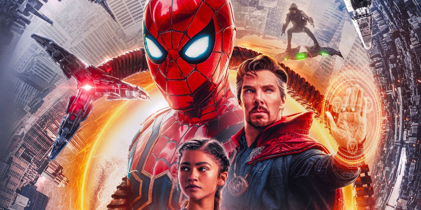 Spider-Man, Doctor Strange, and MJ in Spider-Man: No Way Home