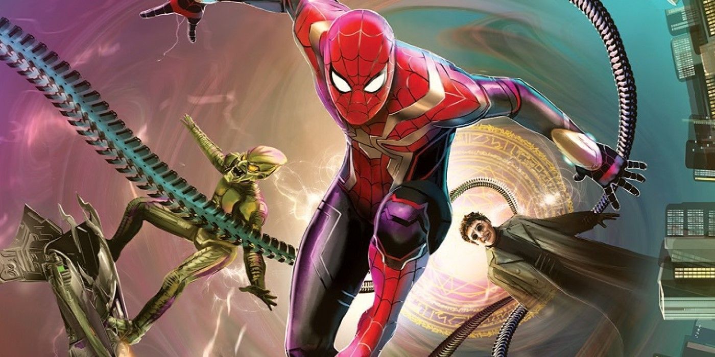 Spider-Man: No Way Home Steelbook Blu-ray Cover Highlights the Villains