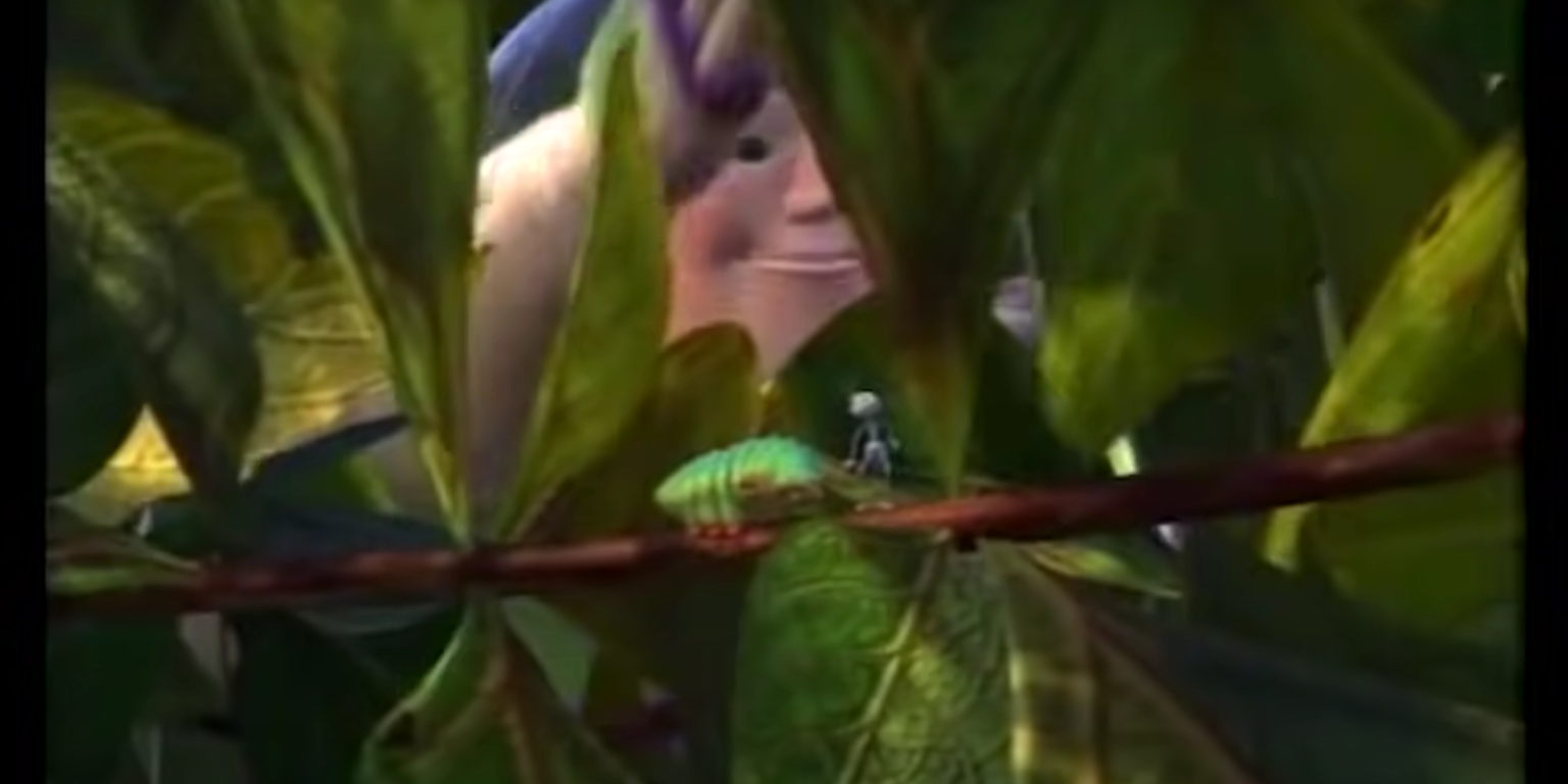 A Bug's Life FLik And Heimlich Appear In Toy Story 2 Bloopers