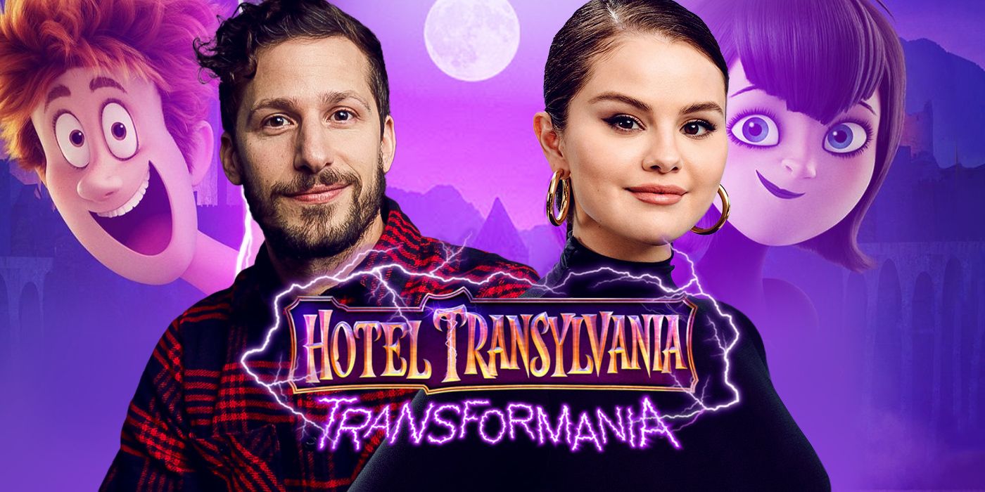 Andy Samberg - Selena Gomez - Hotel Transylvania 4 interview social