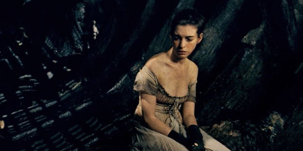 Anne Hathaway dans le rôle de Fantine