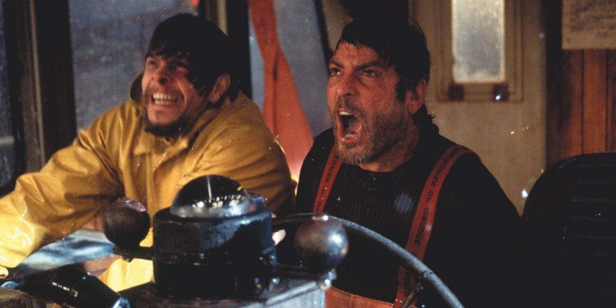 George Clooney and Mark Wahlberg in The Perfect Storm (2000)