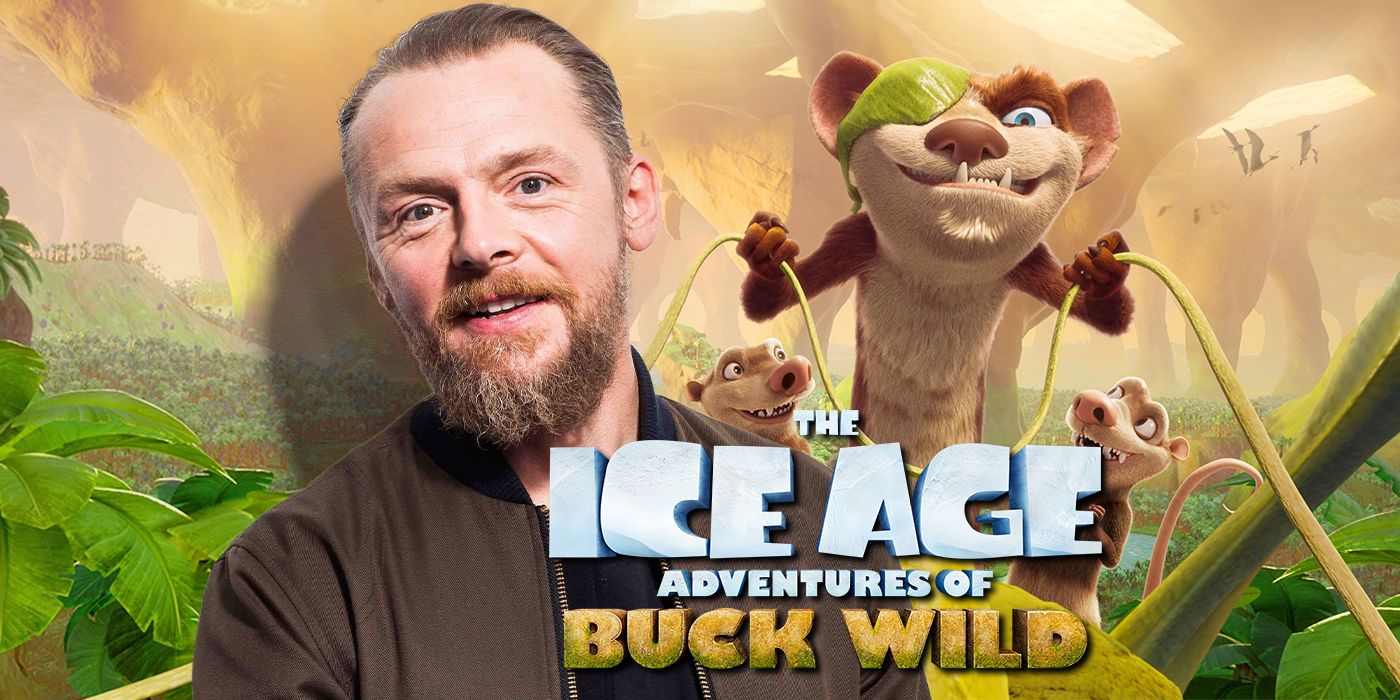 Simon Pegg ICE AGE ADVENTURES OF BUCK WILD interview social