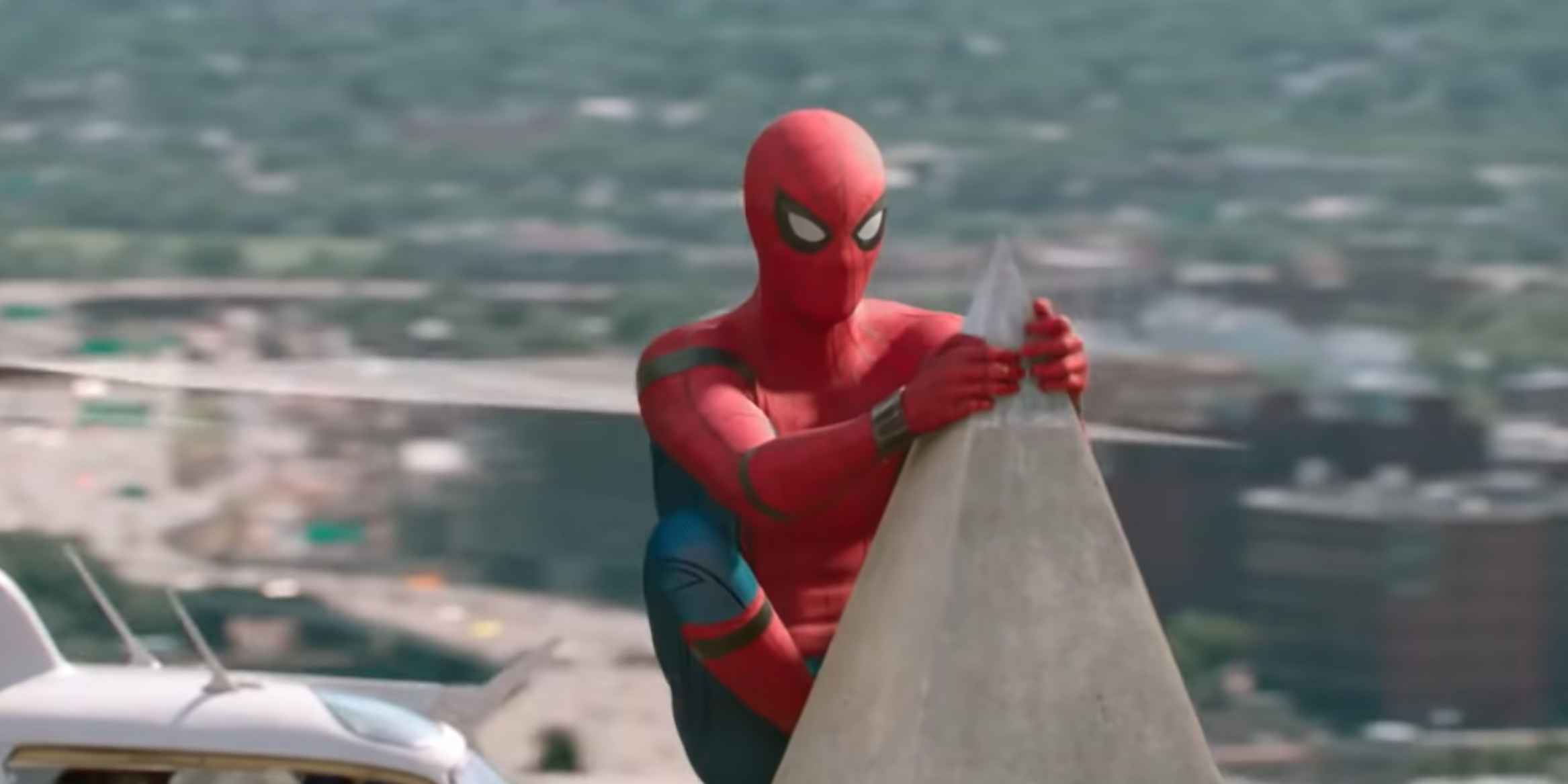 Spider-Man: Homecoming, Spiderman Standing on top of the Washington Monument