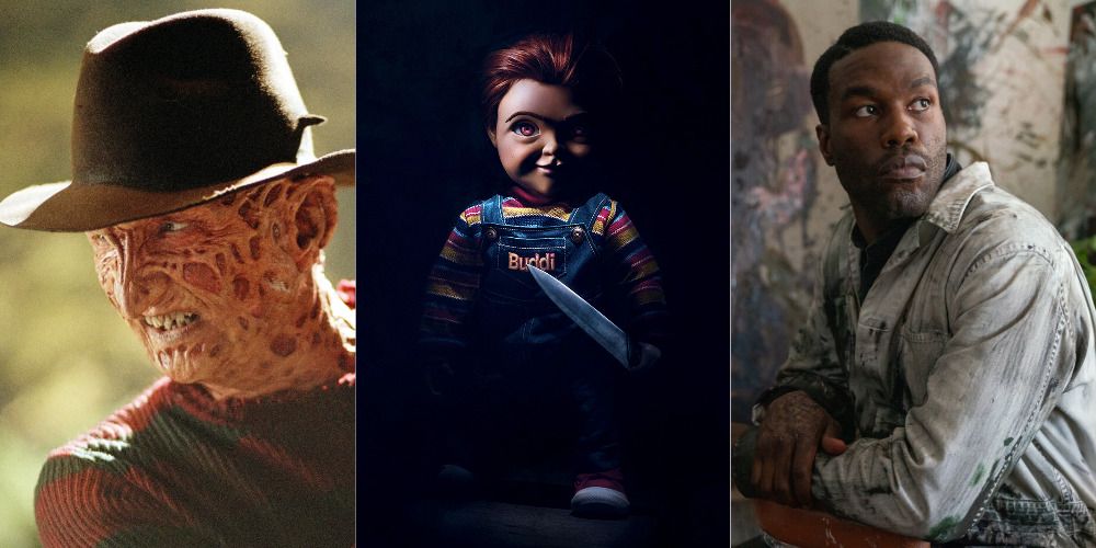 Split Image of Freddy Krueger, Chucky, and Anthony McCoy