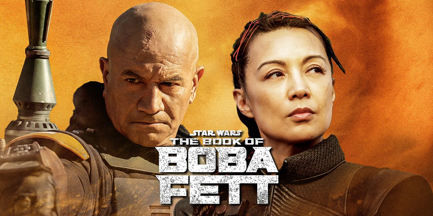 Temuera Morrison and Ming-Na Wen in The Book Of Boba Fett